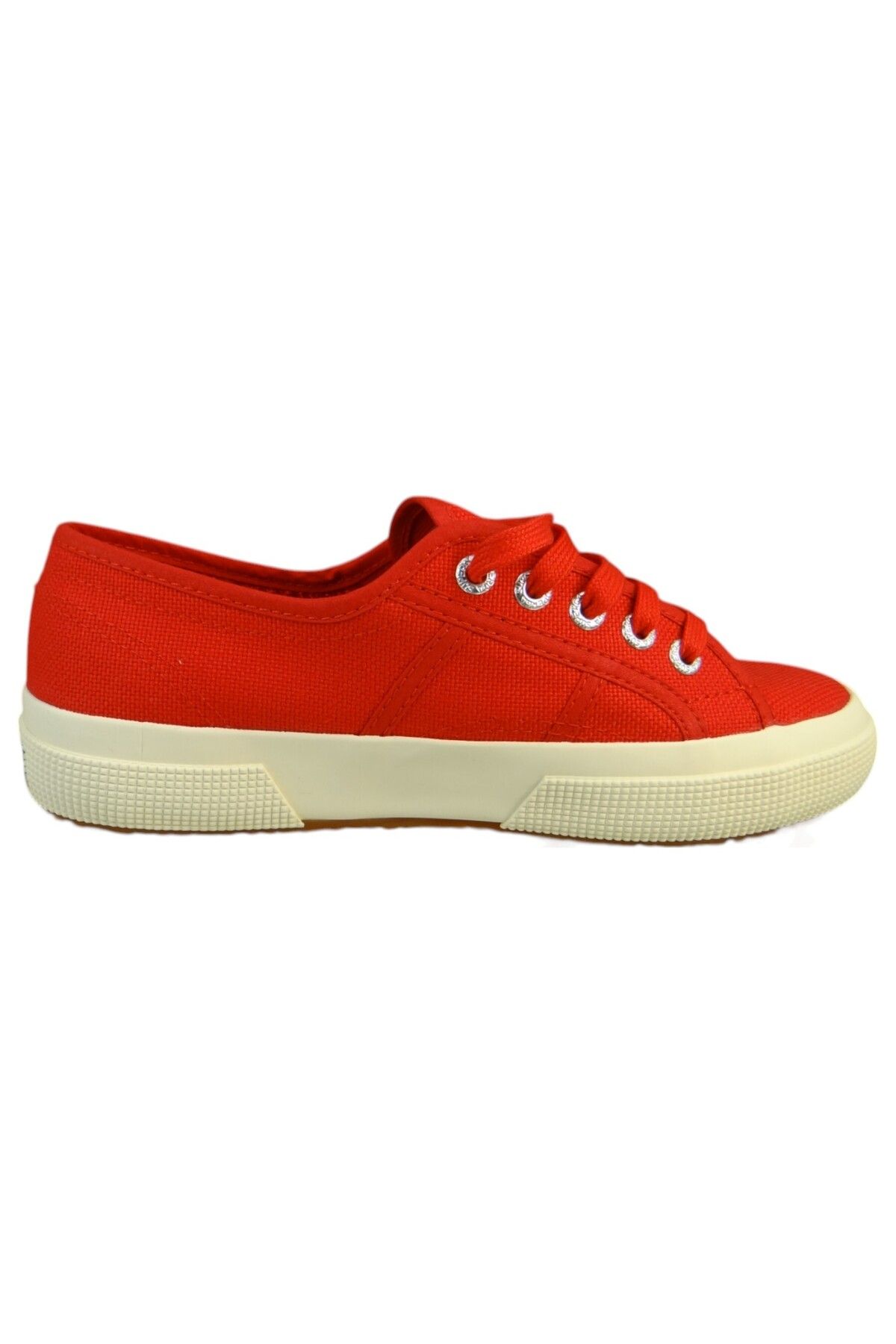 Superga-Damen Low Sneaker 2750 Cotu Low Top S000010 Rot 975 Red Textil 6