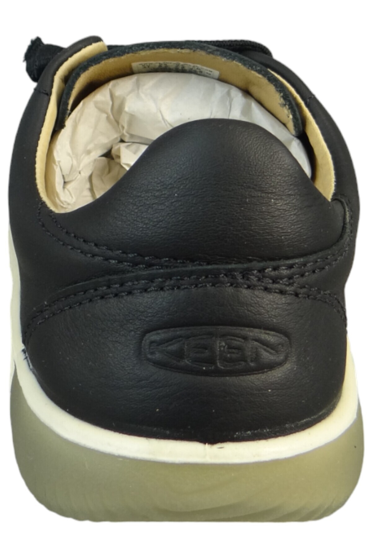 Keen-Herren Low Sneaker Knx Unlined Barefoot 1028351 Schwarz Black/star White Leder 4