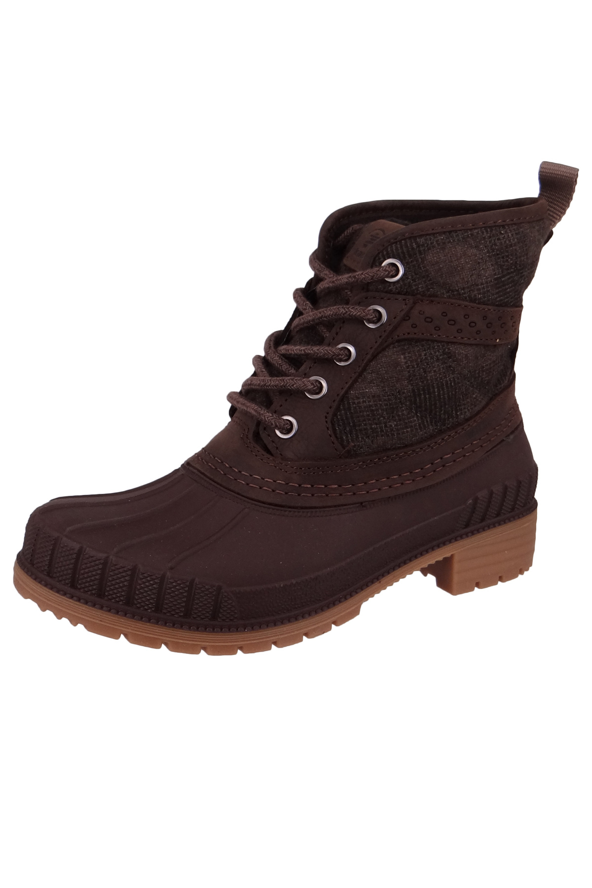 Kamik-Damen Winterstiefel Stiefel Sienna Mid 2 Nk2477 Braun Jav Java Leder/synthetik Mit Dover & Eva 2