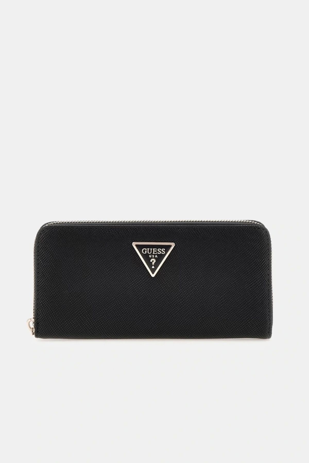Guess Laurel Slg Large Zip Around Geldbörse In Schwarz Swzg8500146-bla für Damen - One Size