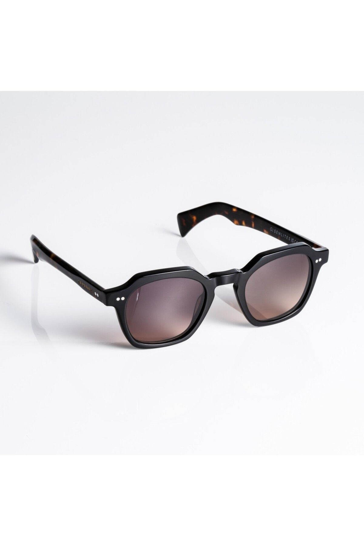 SENLITES Sunglasses More QUILL ROSSO Unisex Kahverengi Güneş Gözlüğü