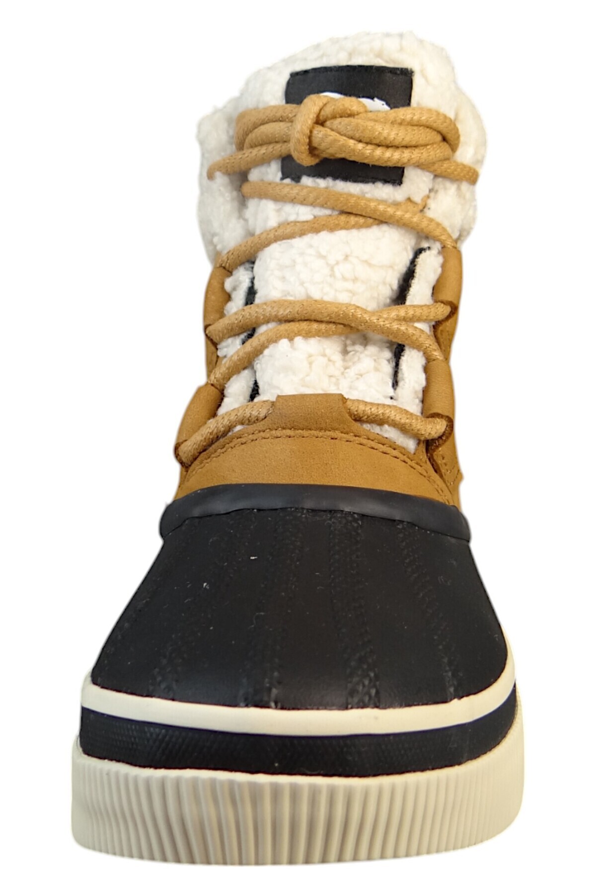 Sorel-Damen Stiefelette Winterschuhe Out N About Iv Chillz Wp 2088131 Braun 243 Taffy Black Leder Mit Vu 4