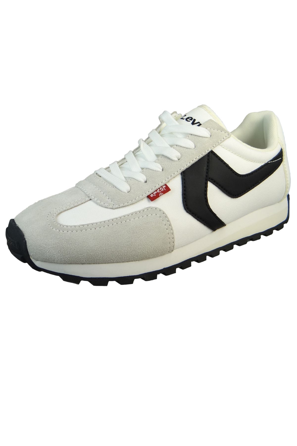 Levi's-Herren Low Sneaker Stryder Red Tab Low Top 235400-744 Weiß 51 Regular White Textil/synthetik Mit Eva 2