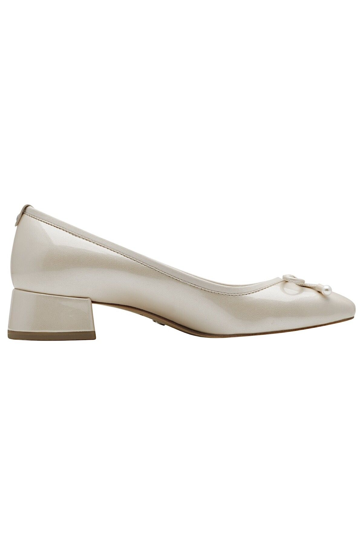 Tamaris-Damen Pumps 1-22321-44 Goldfarben 179 Champagne Kunstleder Mit Touch-it & Antislide Absatz 6