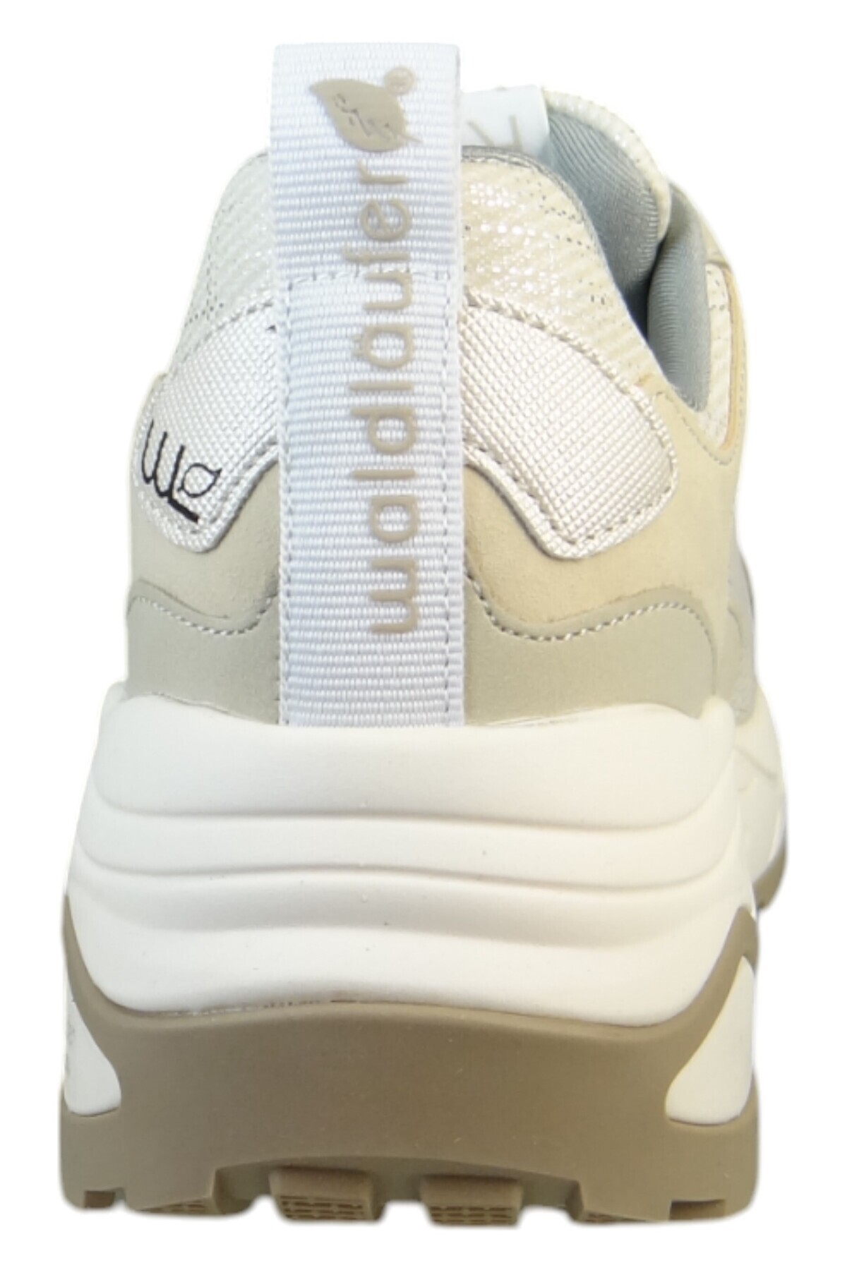 Waldläufer-Damen Low Sneaker H K Pepper 721002-100 Beige 060 Beige Leder Mit Eva & Herausnehmbar 5