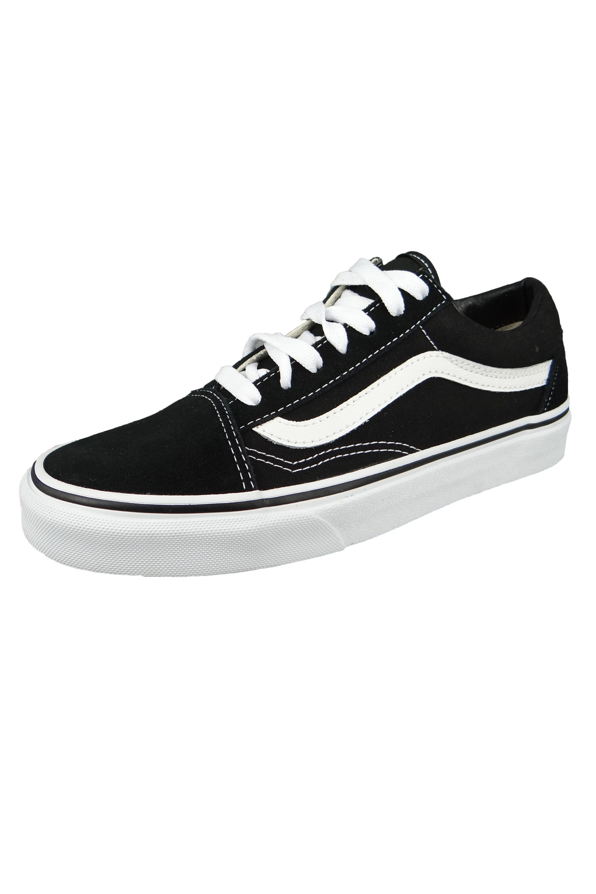 Vans-Damen Low Sneaker Old Skool D3hy28 Schwarz Black-white Textil 2