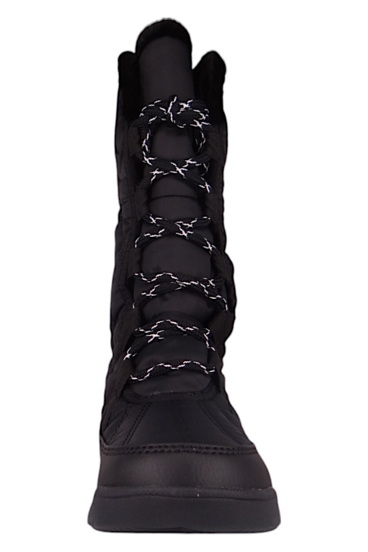 Sorel-Damen Stiefel Stiefel Winterschuhe Whitney II Plus Tall Lace WP 2088261 Schwarz 010 Black Sea Salt 4