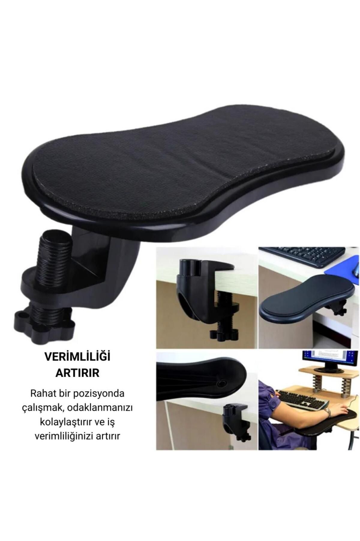 Polham-360 Degree Rotatable Compression Armrest Pad, Arm Support for Table, Chair, Adjustable 5