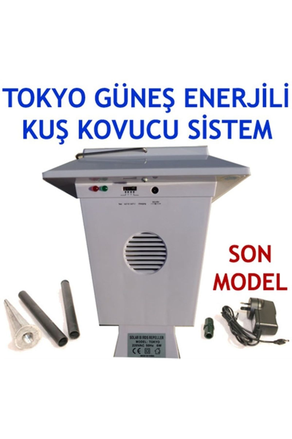Tokyo Güneş Enerjili Solar Kuş Kaçırıcı 1600 m2 Etkili