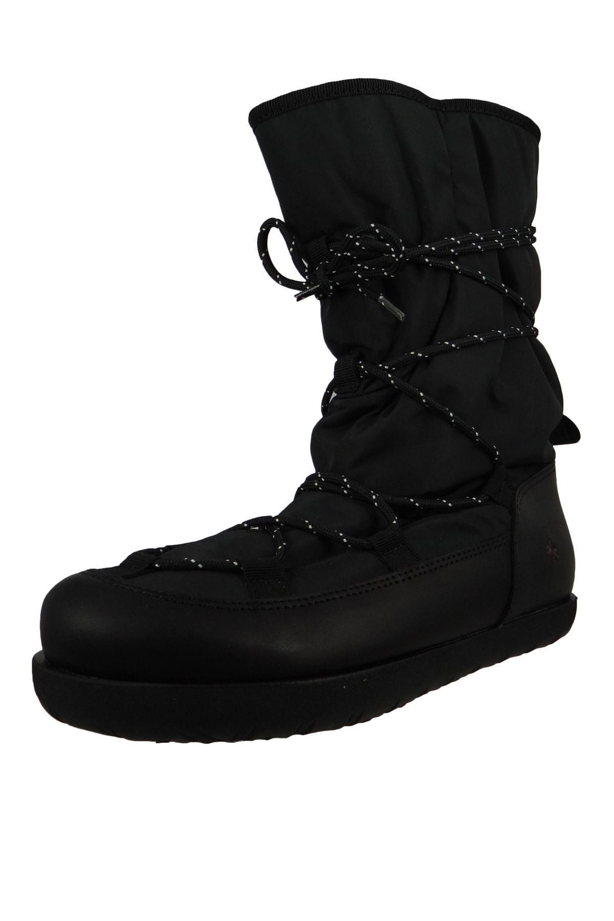 ART-Damen Winterstiefel Stiefel Rhodes 1913 Schwarz Black Leder Und Textil 1