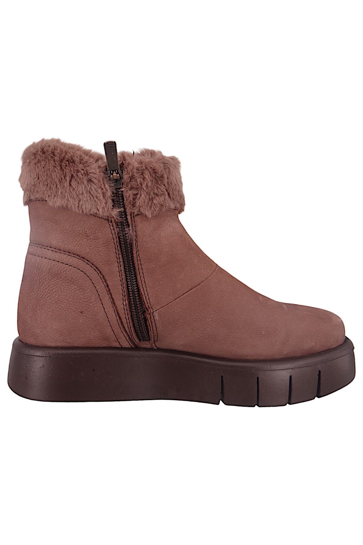 ART-Damen Elegante Stiefelette Malaga Gefüttert 1346 Braun Brown Leder 6