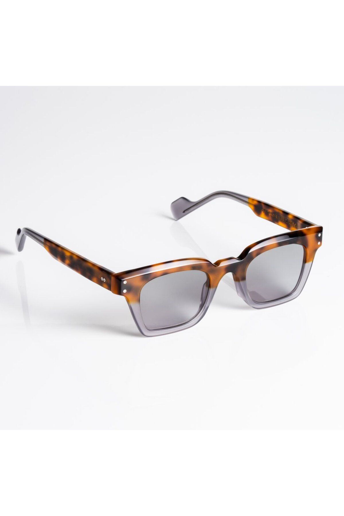SENLITES Sunglasses More THEO GRIGIO Erkek Kahverengi UV400 Kare Güneş Gözlüğü
