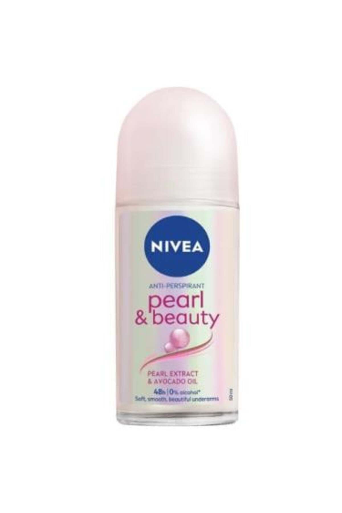 NIVEA-مزيل عرق نيفيا رول أون بيرل آند بيوتي - 50 مل 1