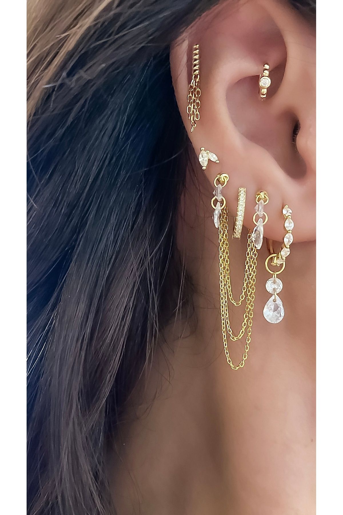 CAKA TAKI Isabella Chain Küpe 2