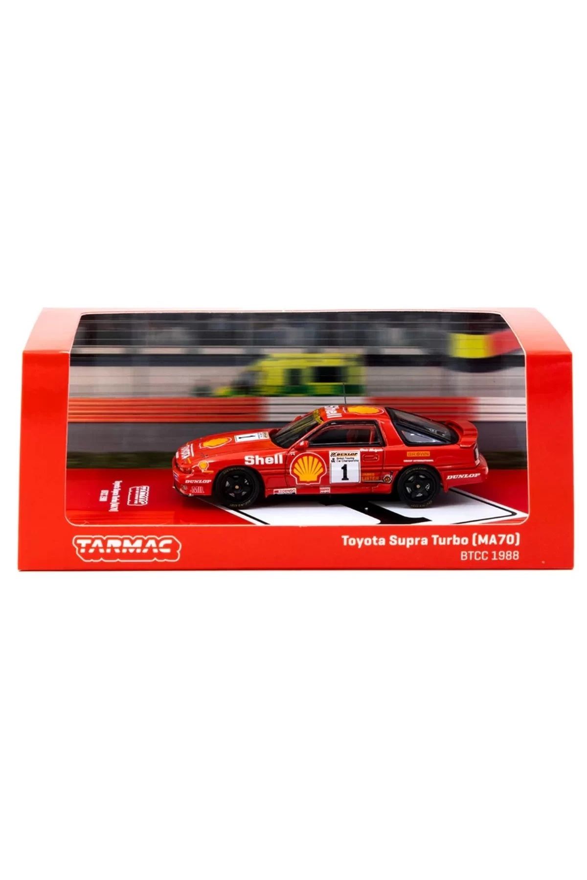 Tower Toys Tarmac Works 1/64 Toyota Supra Turbo (MA70) BTCC 1988 Chris Hodgetts
