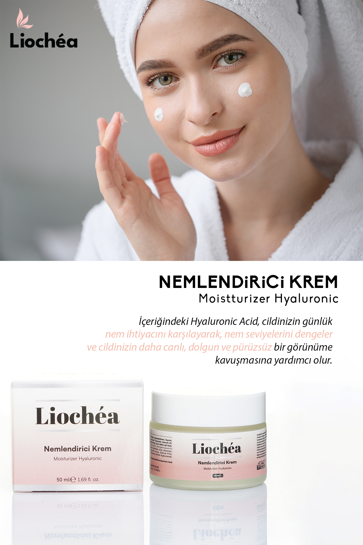 Aydınlatıcı Leke Karşıtı Arbutin Serum & Su Bazlı Nemlendirici Yüz Kremi 5d Hyaluronıc Set — ABSKR00004 — تصویر 4 از 9