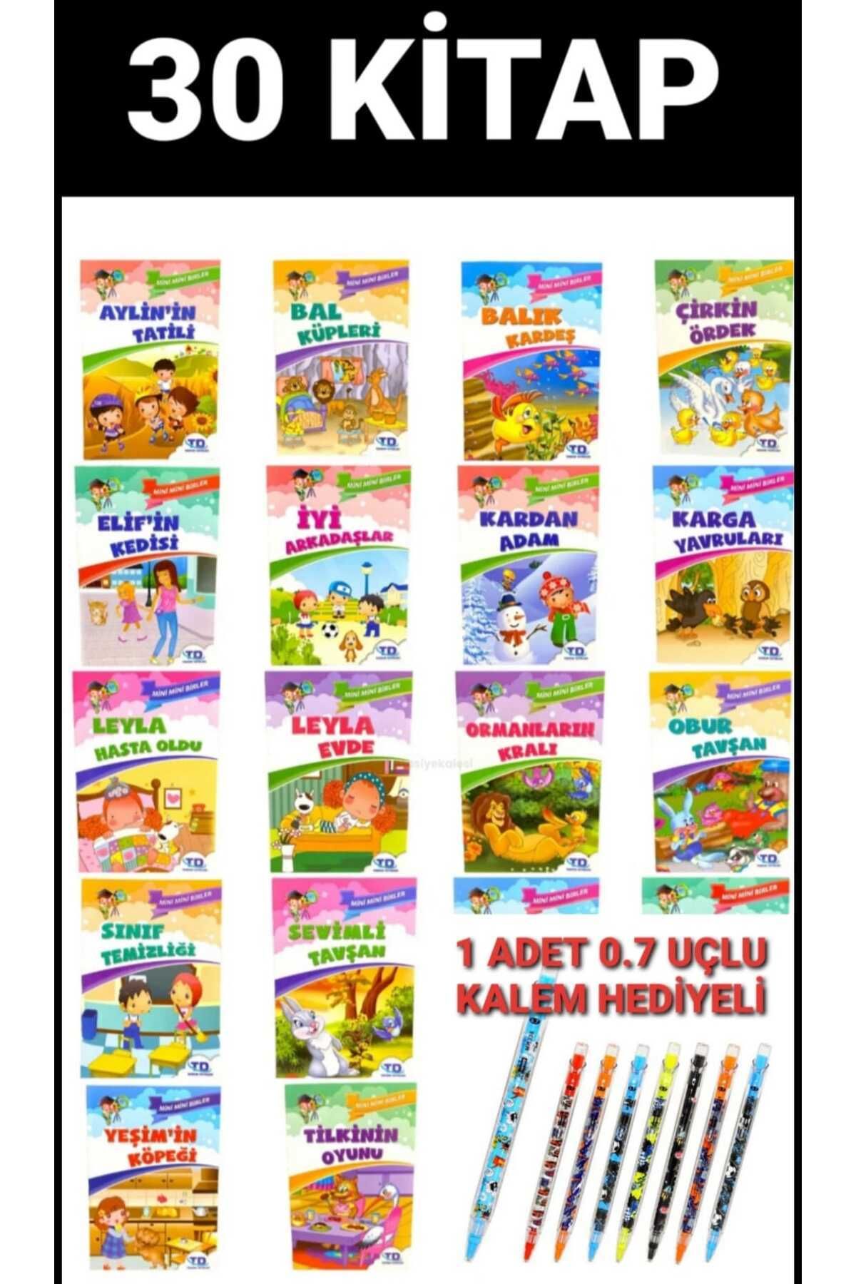 yuka yayıncılık HEDİYELİ Birbirinden Güzel Hikayeler 30 ADET Eğlenceli + UÇ'LU KALEM 0,7