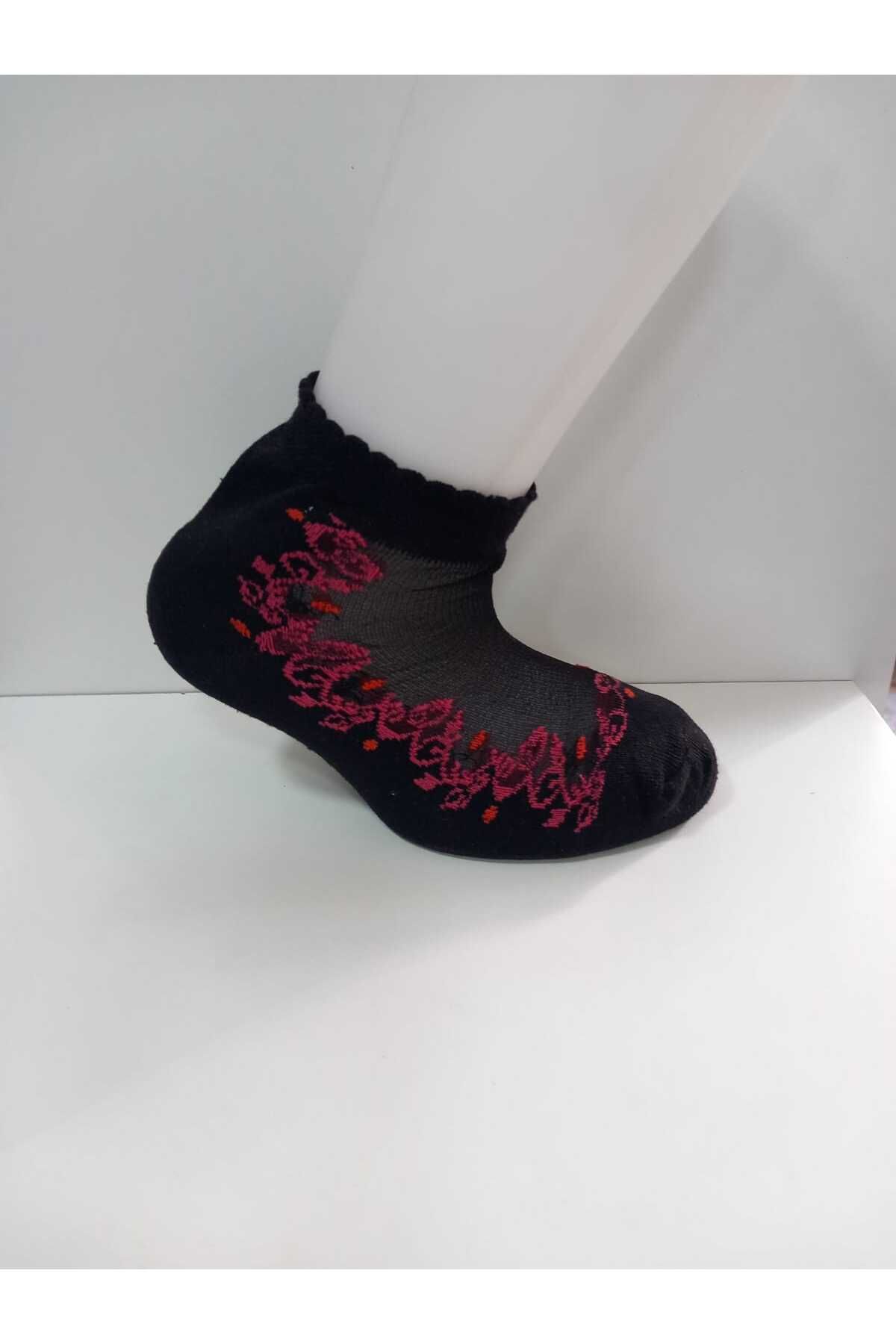 Batik kadın şeritli tül çorap