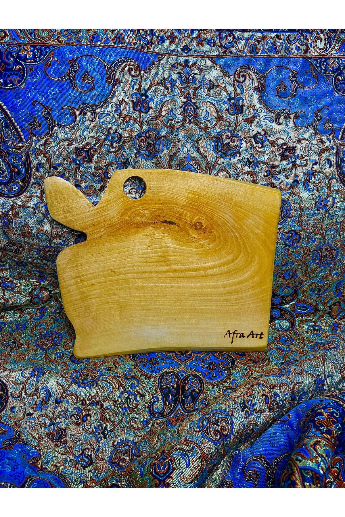 AFRAART Ahşap Kesme Ve Sunum Tahtası / 29x26x1