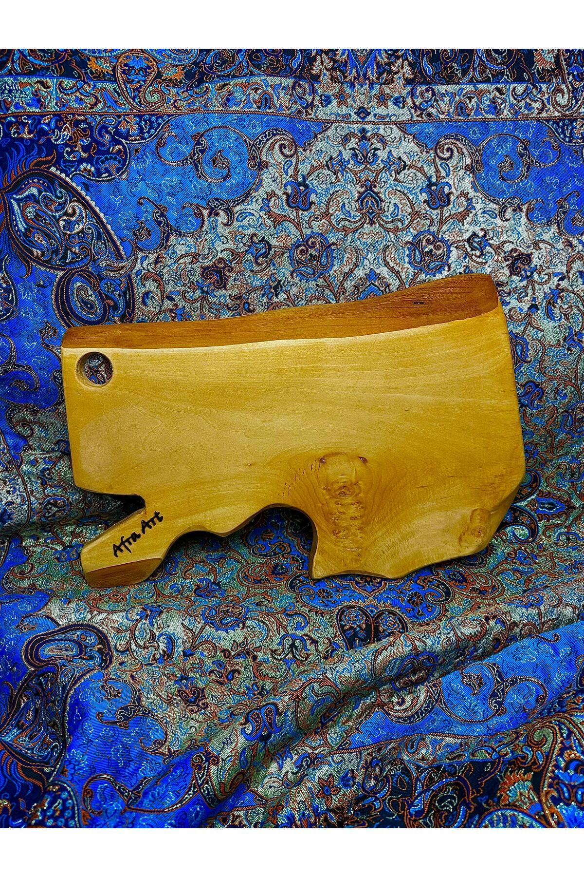 AFRAART Ahşap Kesme Ve Sunum Tahtası / 40x26x3