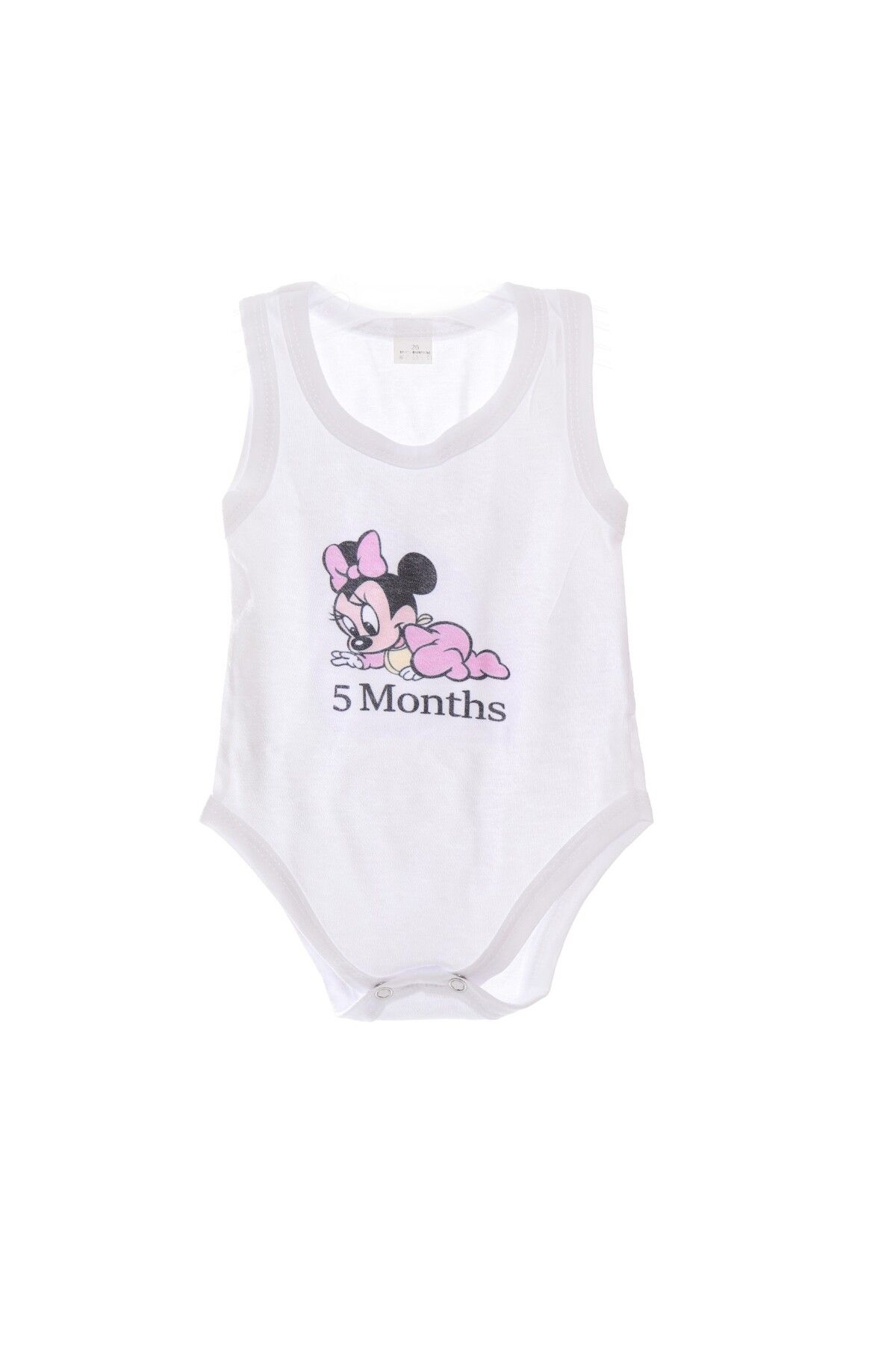 Recostore-Set 12 body-uri aniversare bebelusi, Minnie Mouse,REC2030, 1-12 luni 7