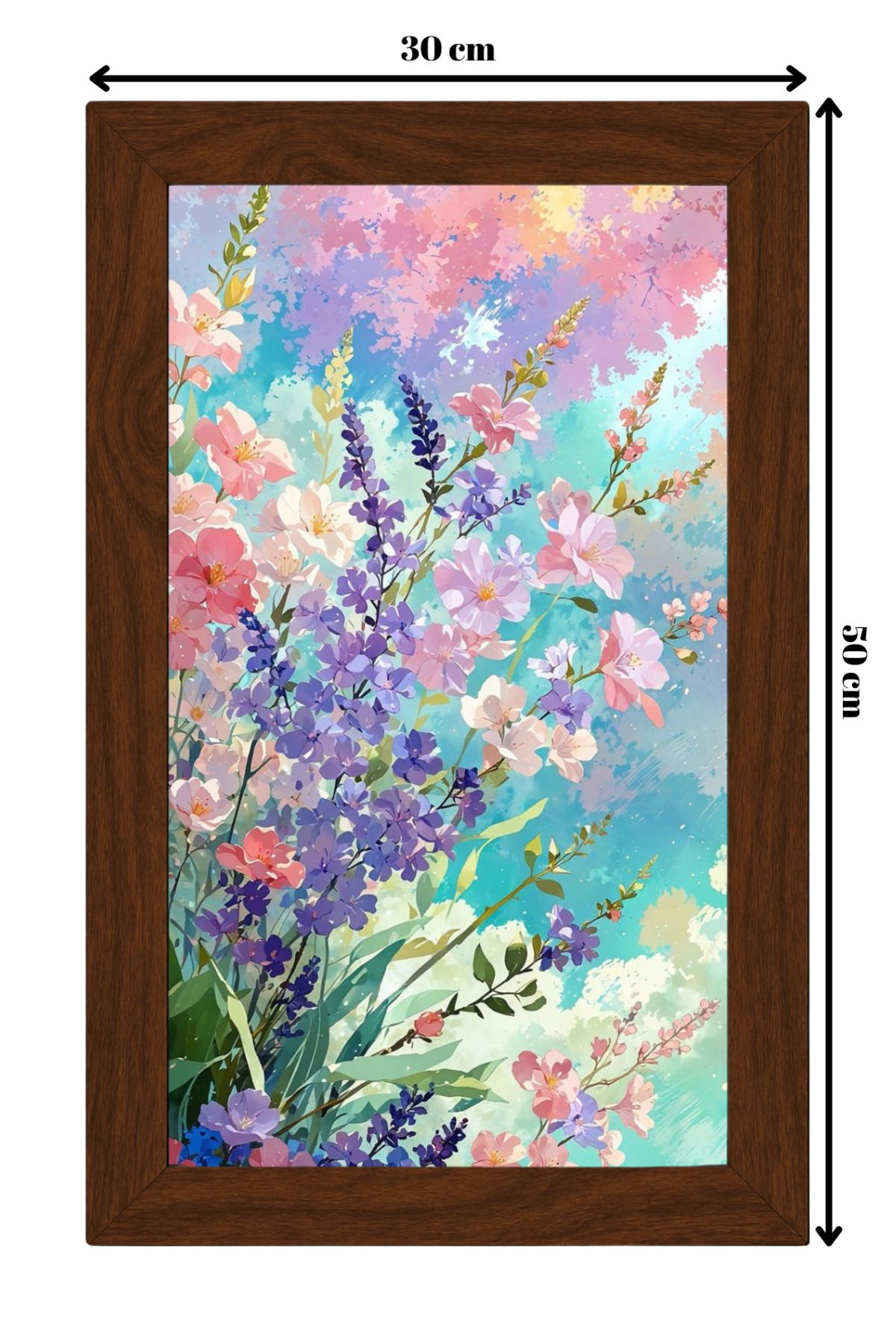 ColorCraft SERAMİK ÜZERİNE AHŞAP ÇERÇEVELİ 30x50cm TABLO NO:59