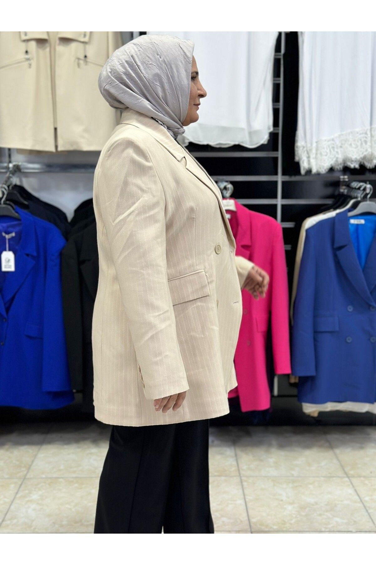 Sevda Kılınç Dört Düğmeli̇ Blazer Ceket