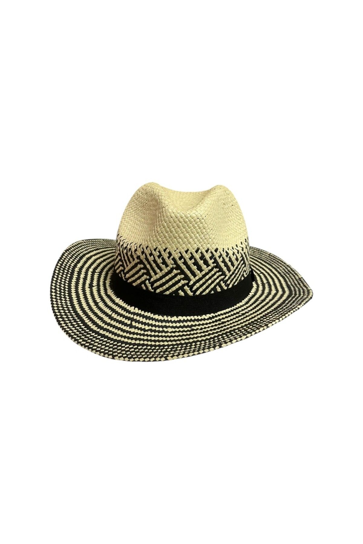 Butigo DARK STRAW HAT-W 4FX Siyah Kadın Hasır Şapka