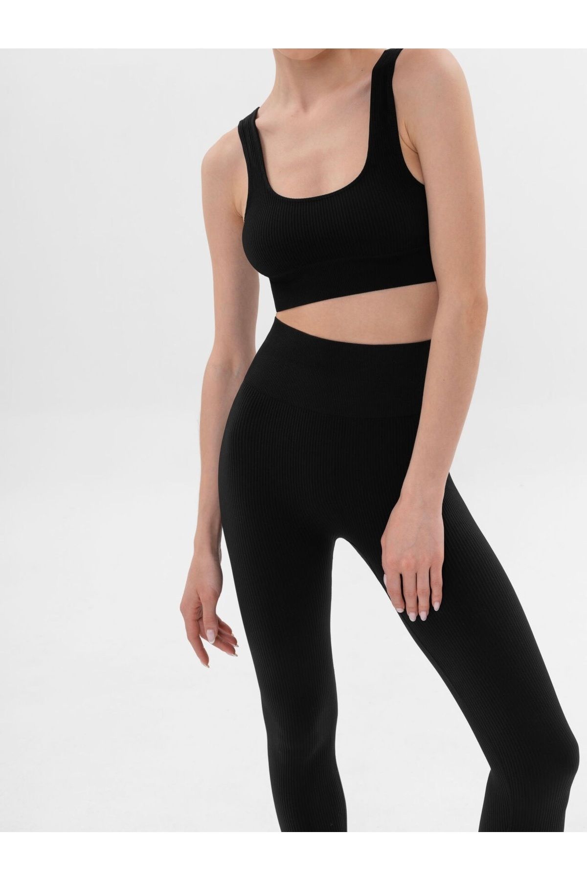 Siawear Made İn İtaly Power Rib High Rise Leggings Tayt