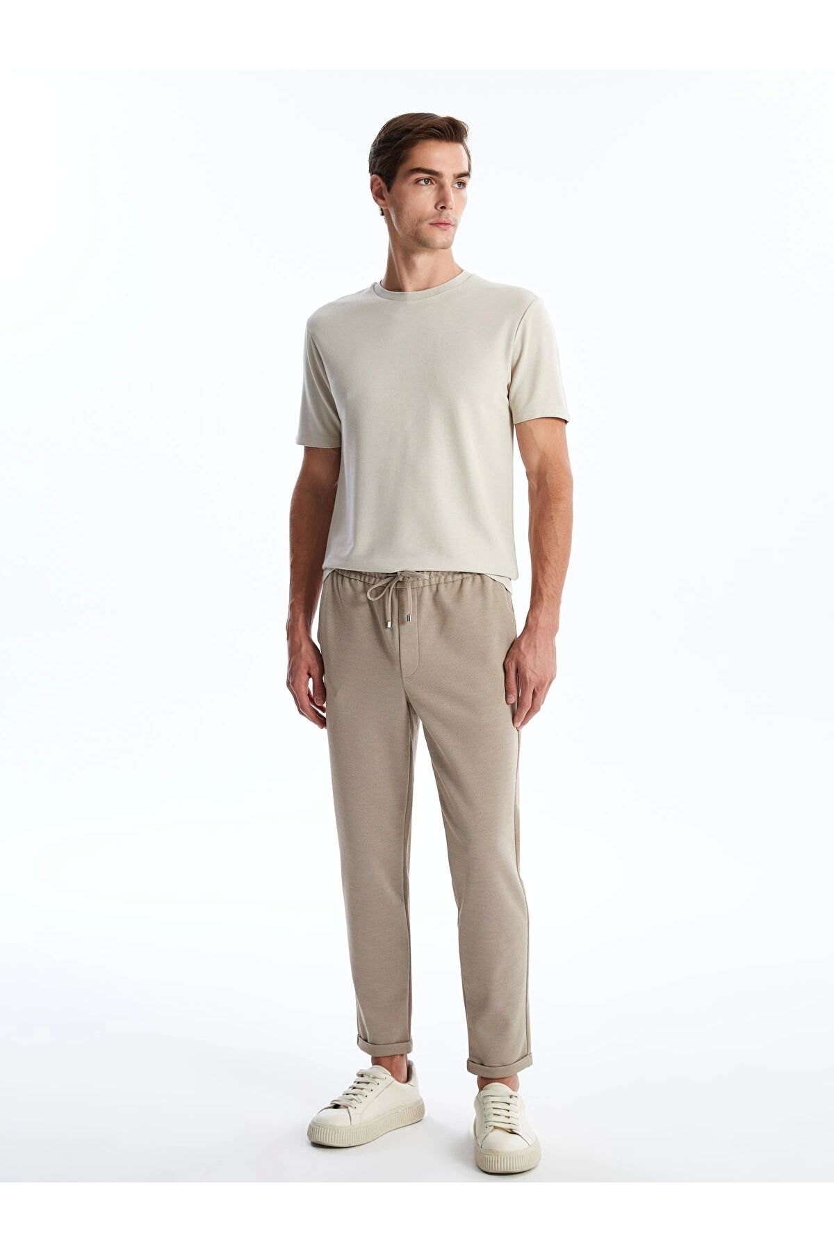 LC Waikiki LCW Vision Bej Slim Fit Erkek Pantolon