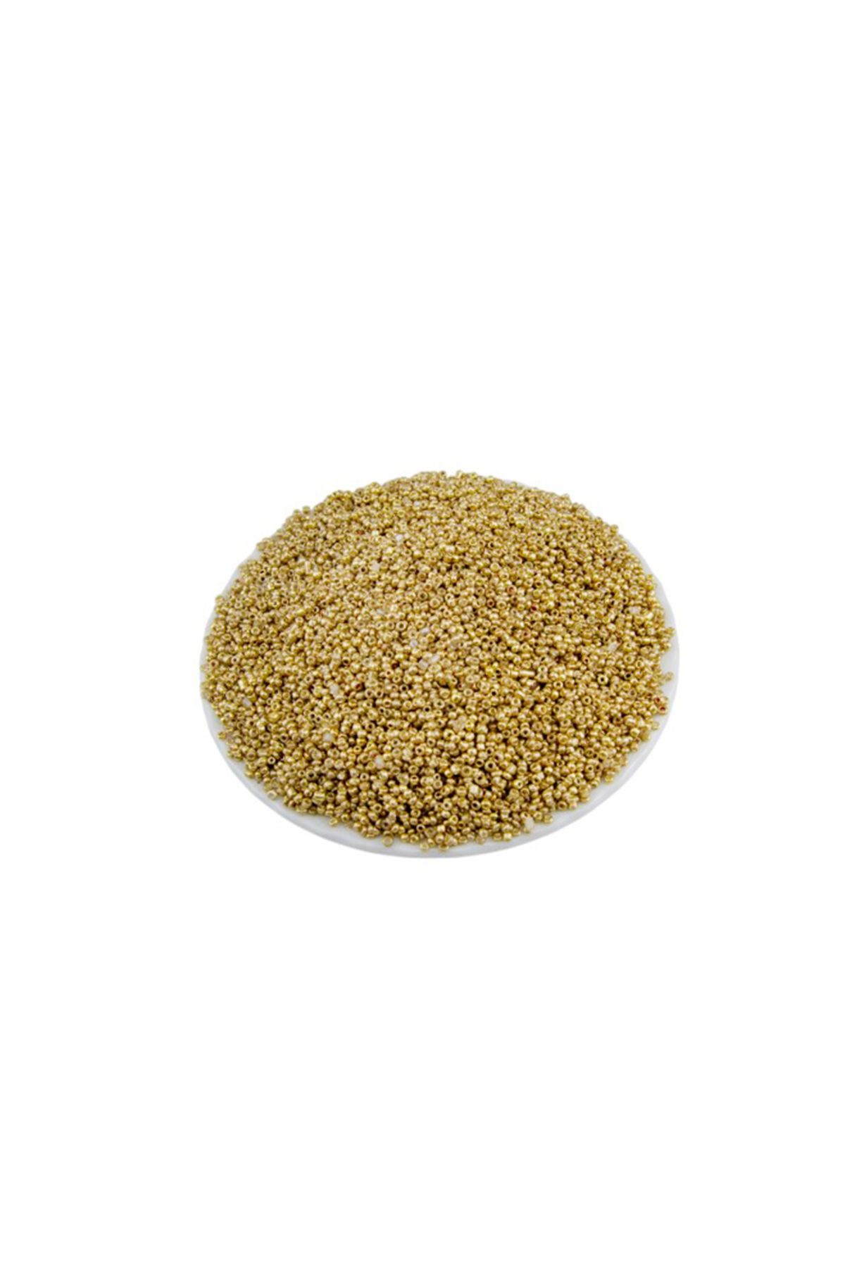 Serhat Aksesuar ve El İşçilik Kaplama Altın (11/0) 2 mm Kum Boncuğu 100 gr