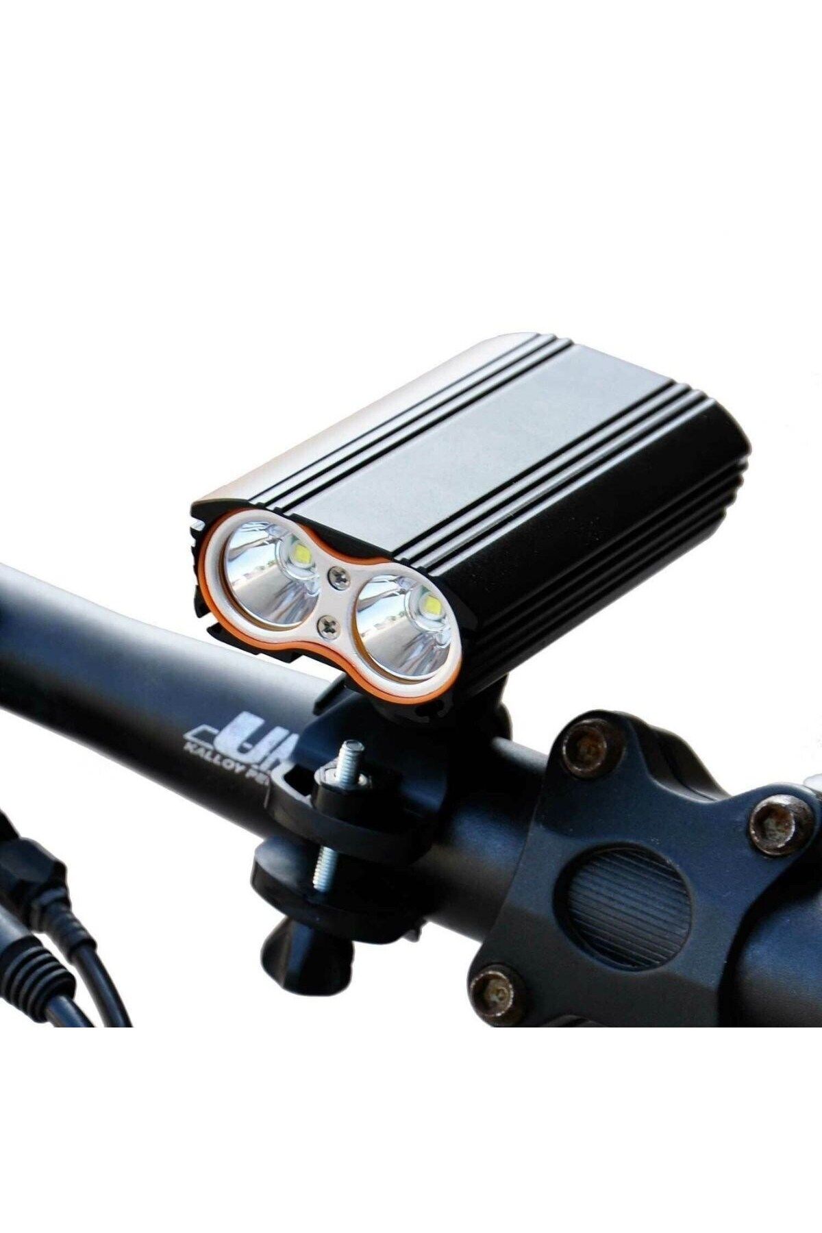 Emperium BUFFER® Şarj Göstergeli Uzun Menzil Su Geçirmez LED Bisiklet Feneri 1600 Lumen