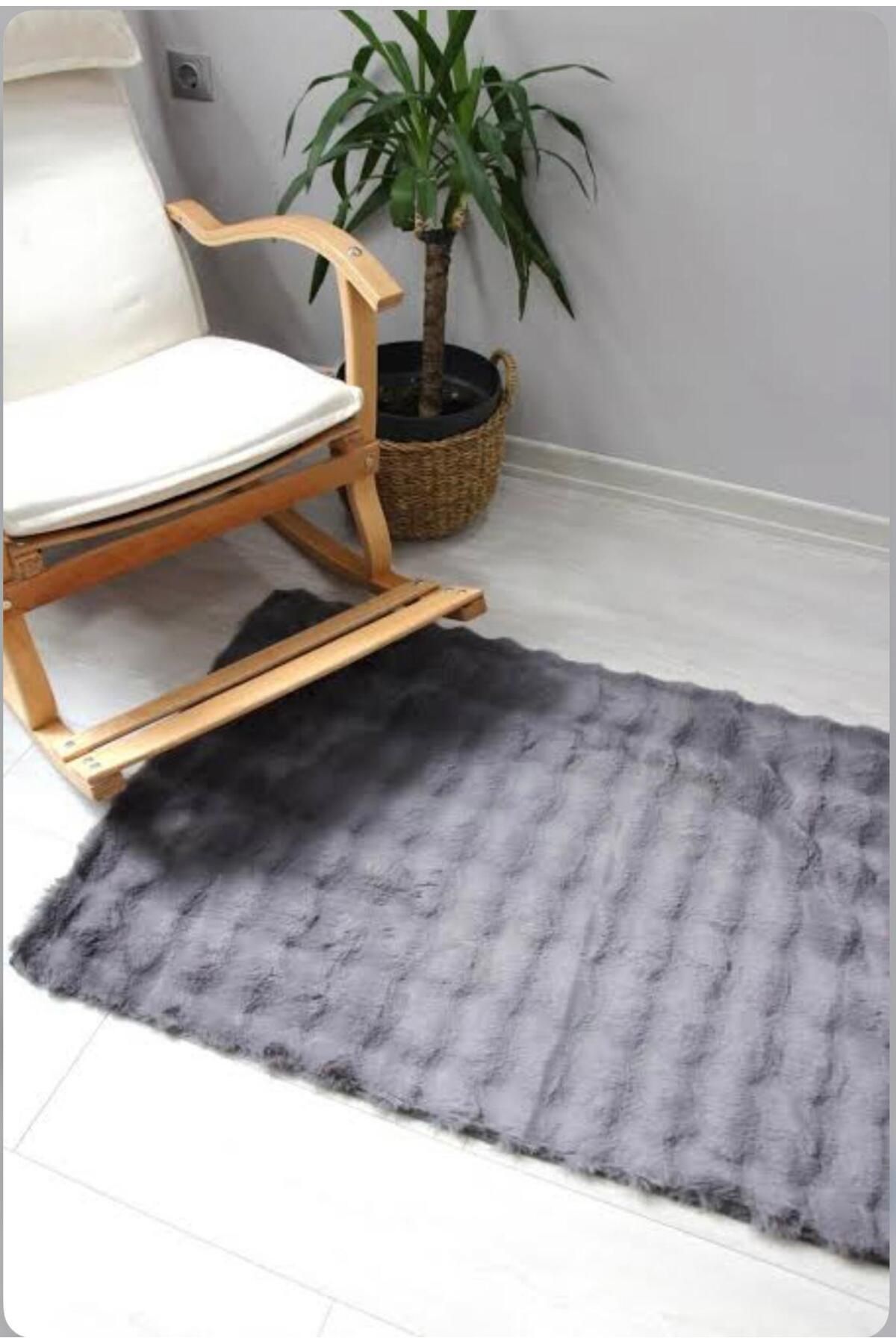 Post KAYMA YAPMAYAN ÜST KALİTE TAVŞAN TÜYÜ YUMUŞAK DOKULU BABIL POST TÜRKERİ HALI 120X180