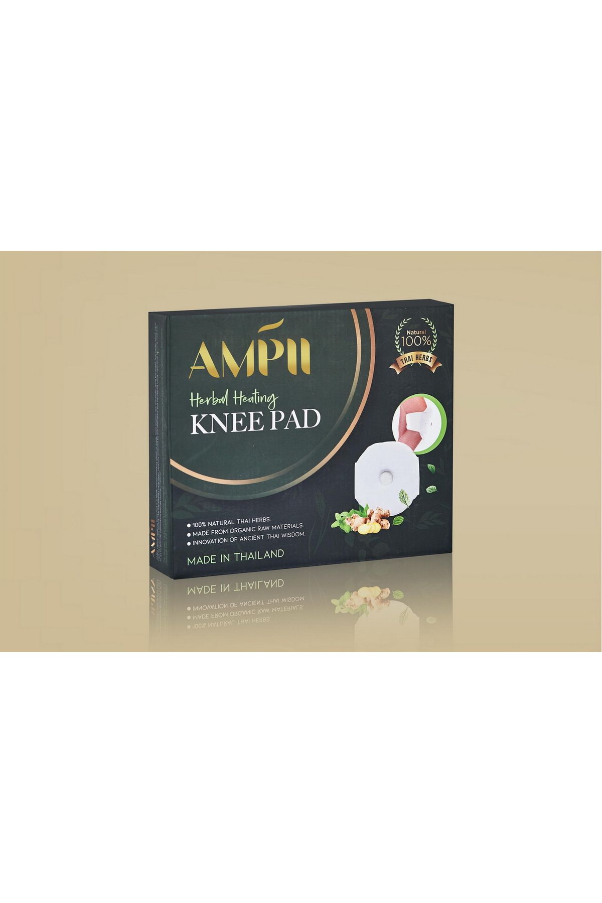 AMPII Globexmall Ampii Bitkisel Isı Terapili Diz Pedi