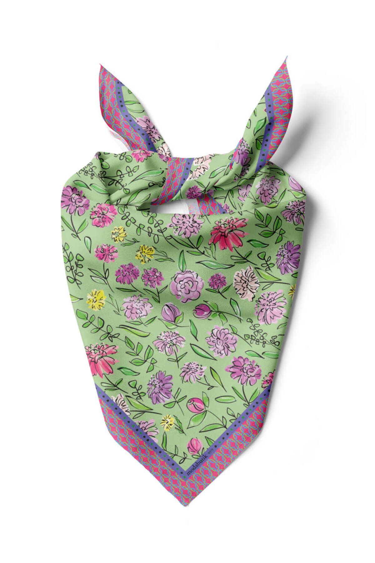 Modabutik Bandana Cu Model Pentru Femei Femeie - 55x55