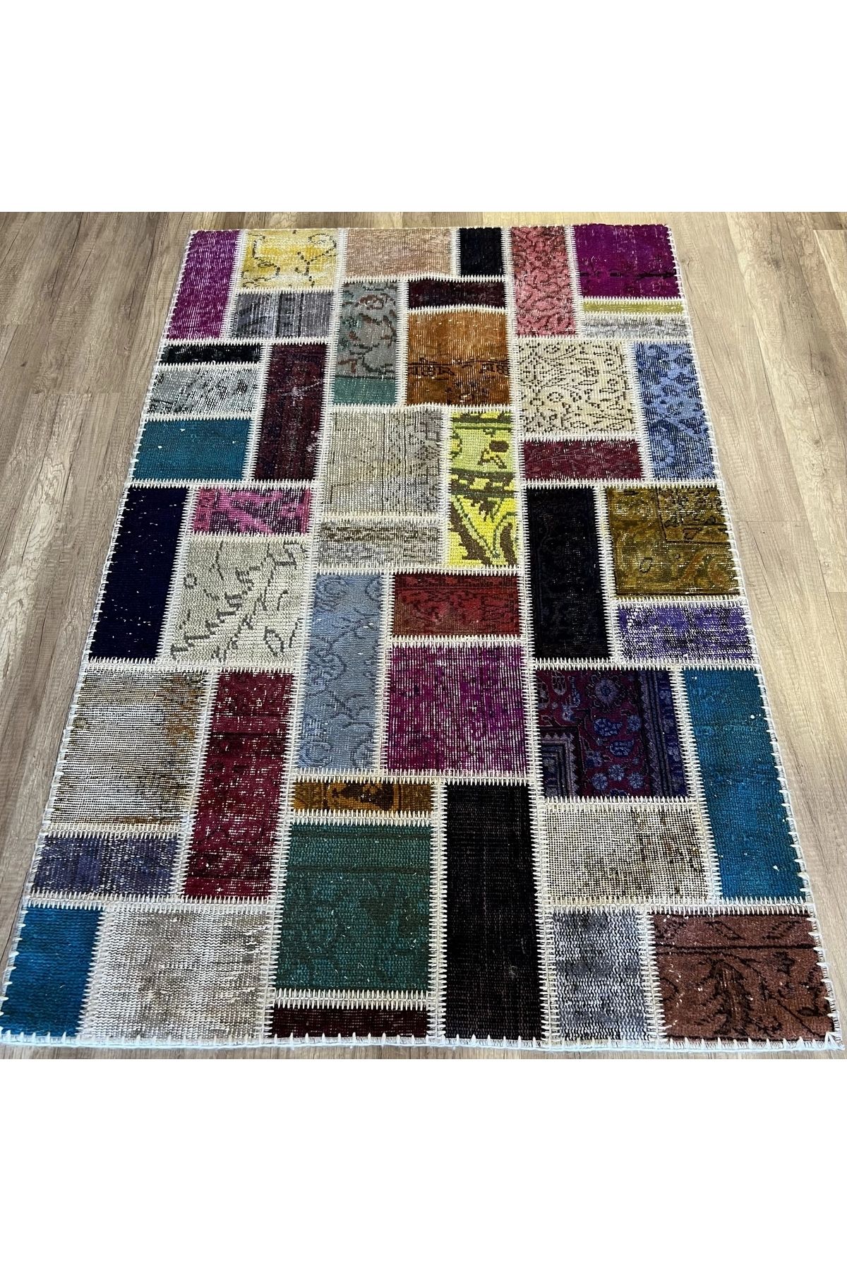 Hoomrugs Hoom Rugs Patchwork Multy Kutulu El Dokuma Kilim