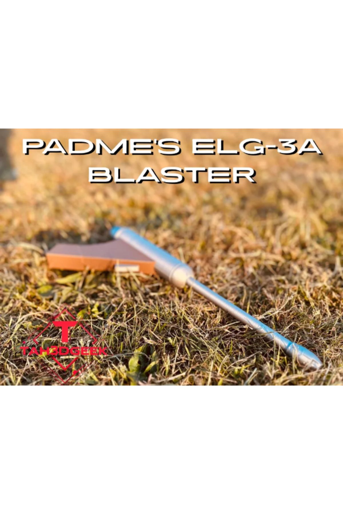 3d model s Padmé ELG-3A Blaster – Yıldız Savaşları Tarzı 3D Baskı Aksesuar
