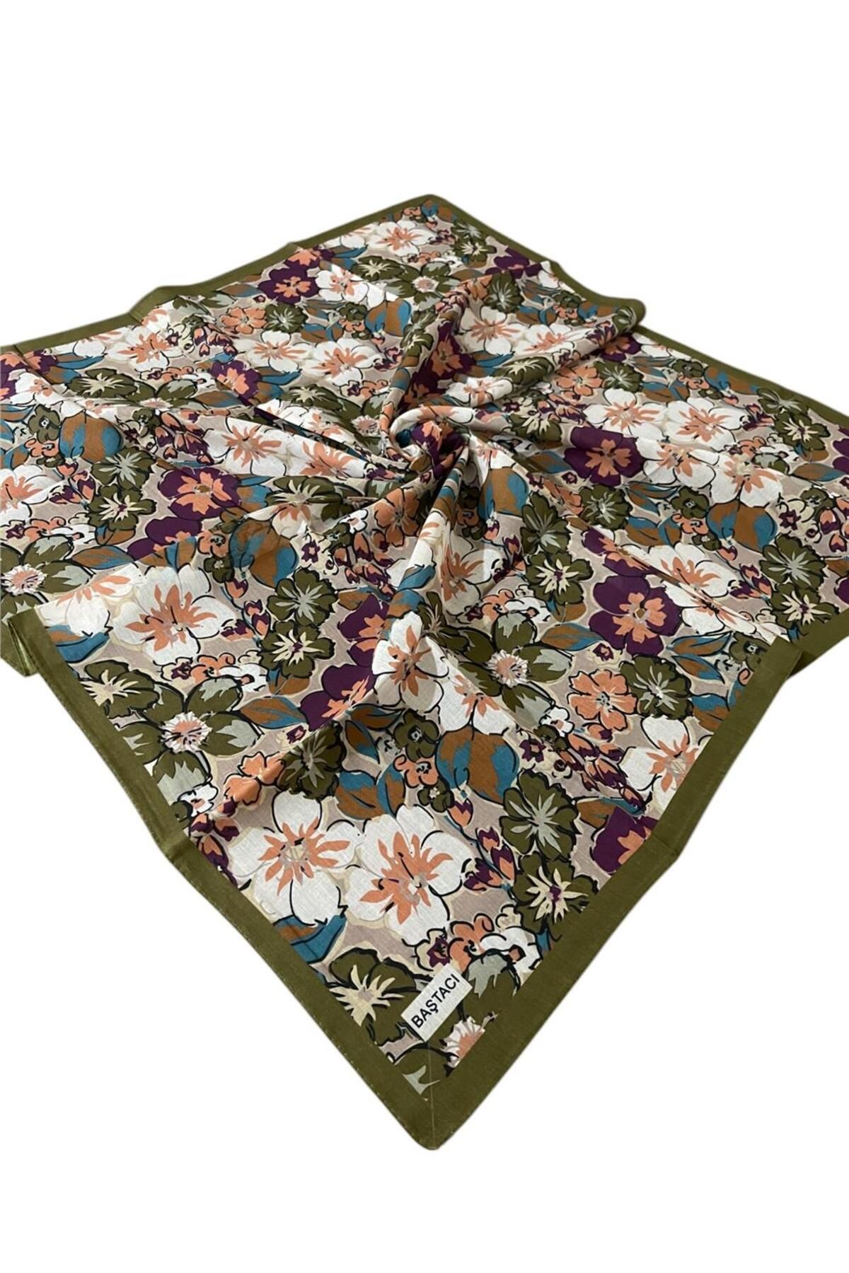 Baştacı BAŞTACI SOFT 0202 OLİVE EŞARP