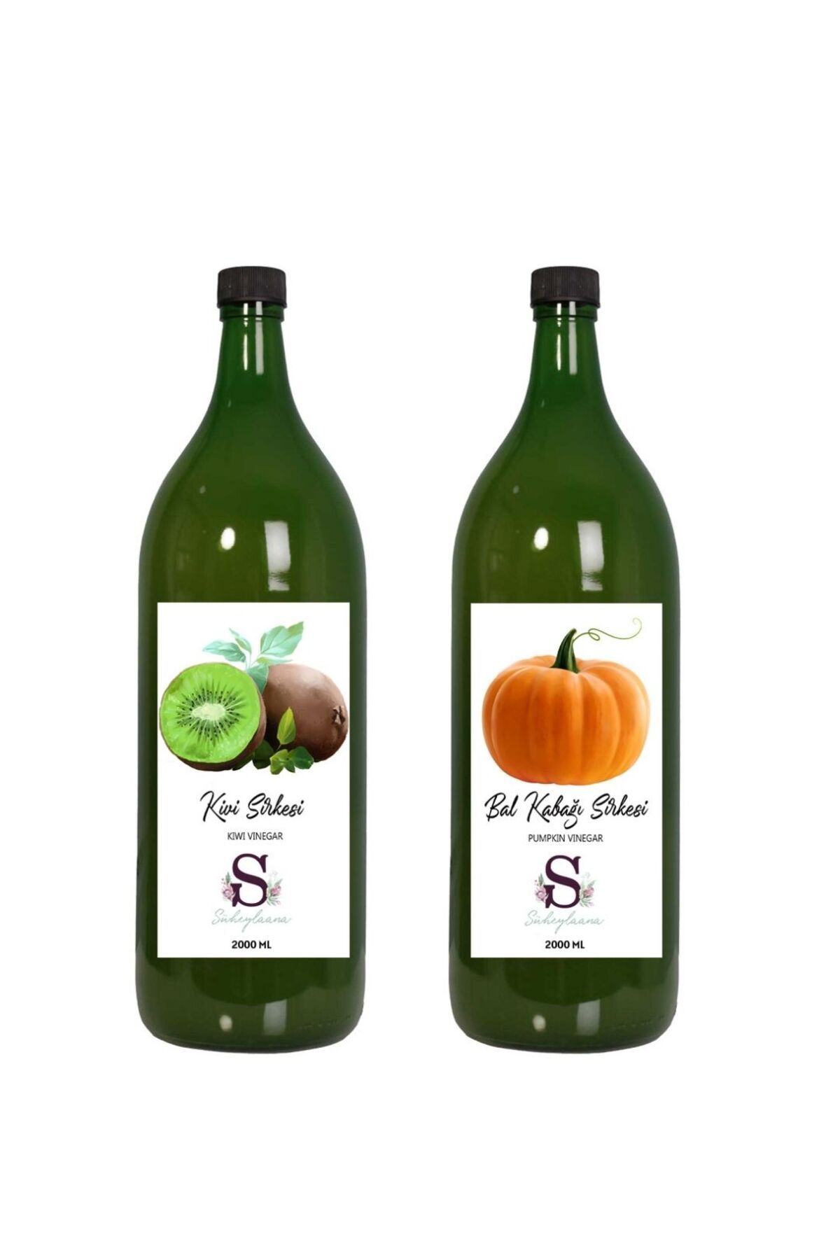 Süheylaana Doğal Kivi Sirkesi 2000 Ml - Doğal Bal Kabağı Sirkesi 2000 Ml