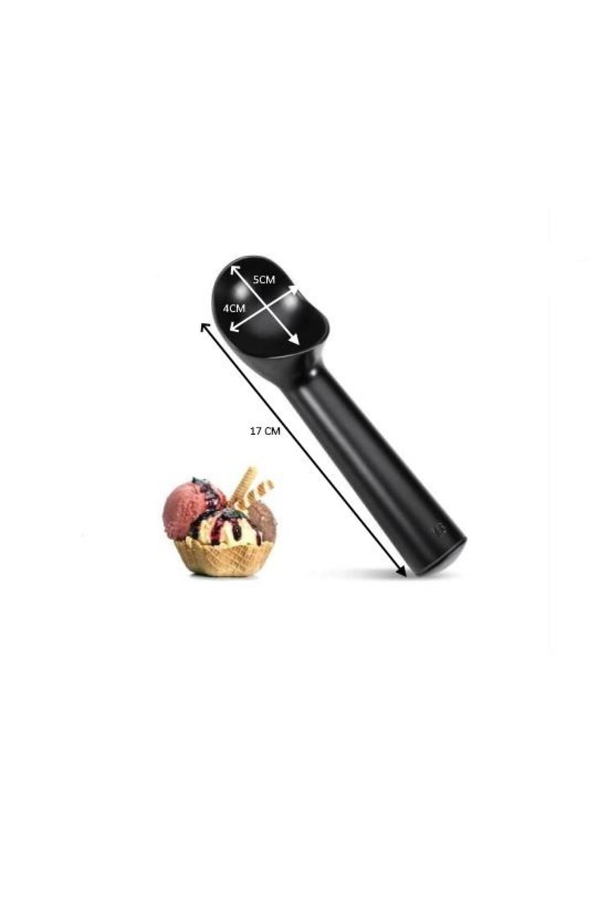 Pastaland Dondurma Kaşığı 17 Cm Siyah