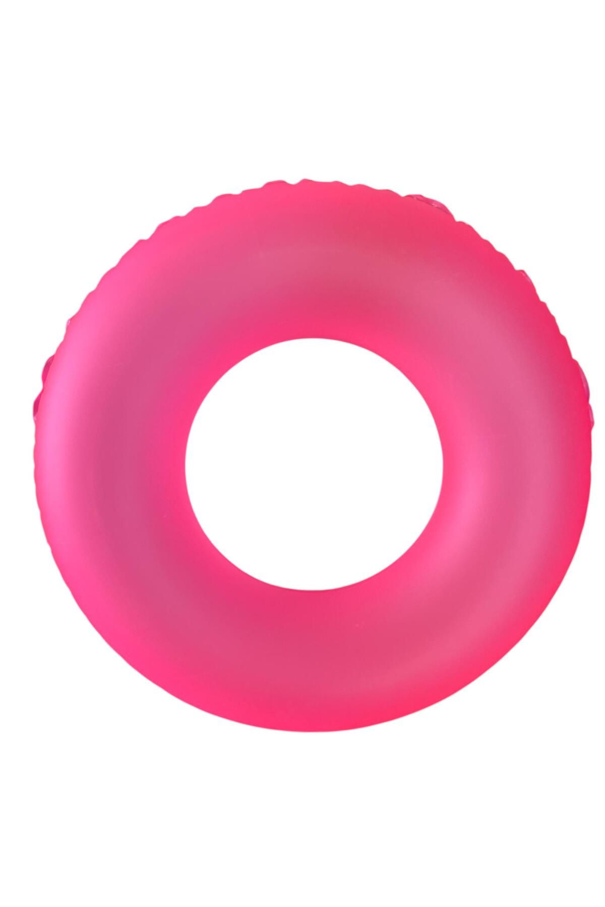 GÜZELYÜZ AVM Pembe Renk Can Simidi 70cm | Şişme Deniz ve Havuz Can Simidi Yüzme Simidi