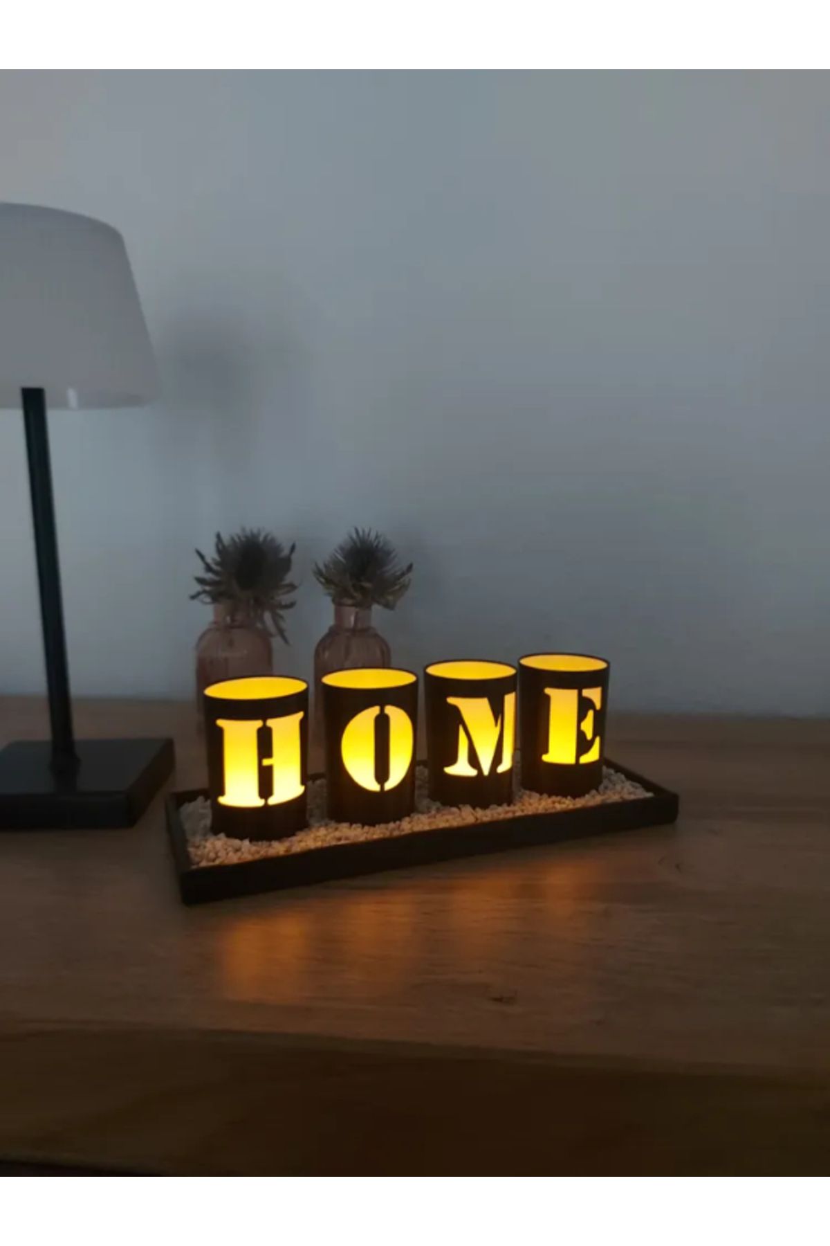 3d model s Modern HOME Tealight Seti – Tepsi Dahil 3D Baskı Dekor
