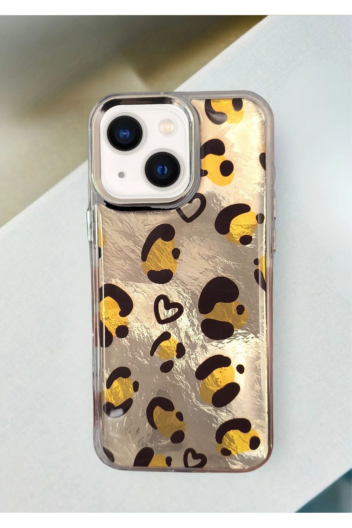 BCASE İphone 13 Leopar Desenli Kılıf
