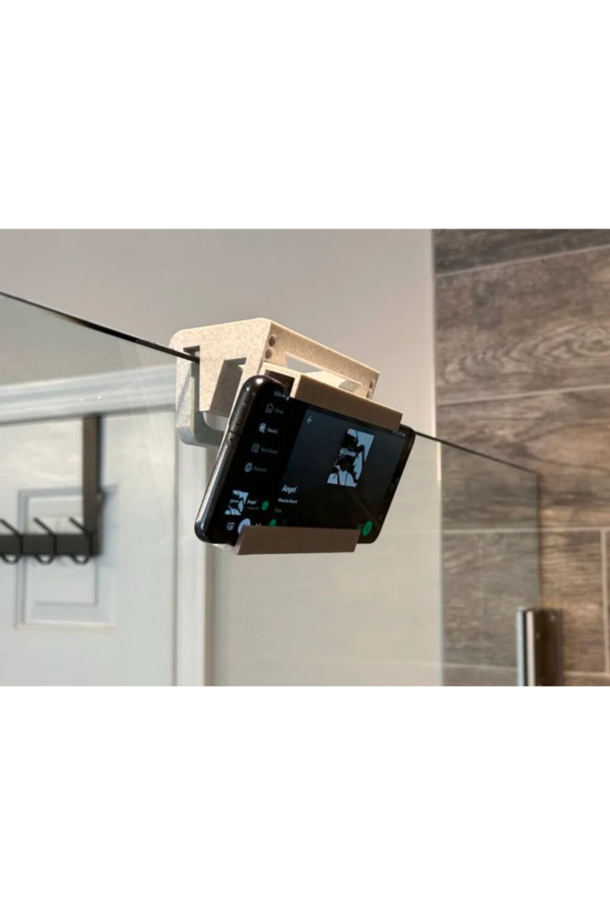 3d model s Çift Taraflı Telefon Standı – Duş ve Masa Kullanımı için 3D Baskı