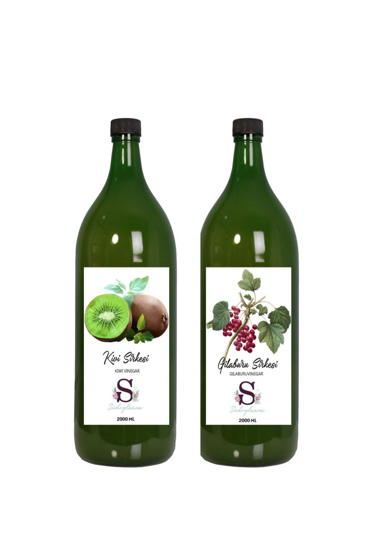 Süheylaana Doğal Kivi Sirkesi 2000 Ml - Doğal Gilaburu Sirkesi 2000 Ml