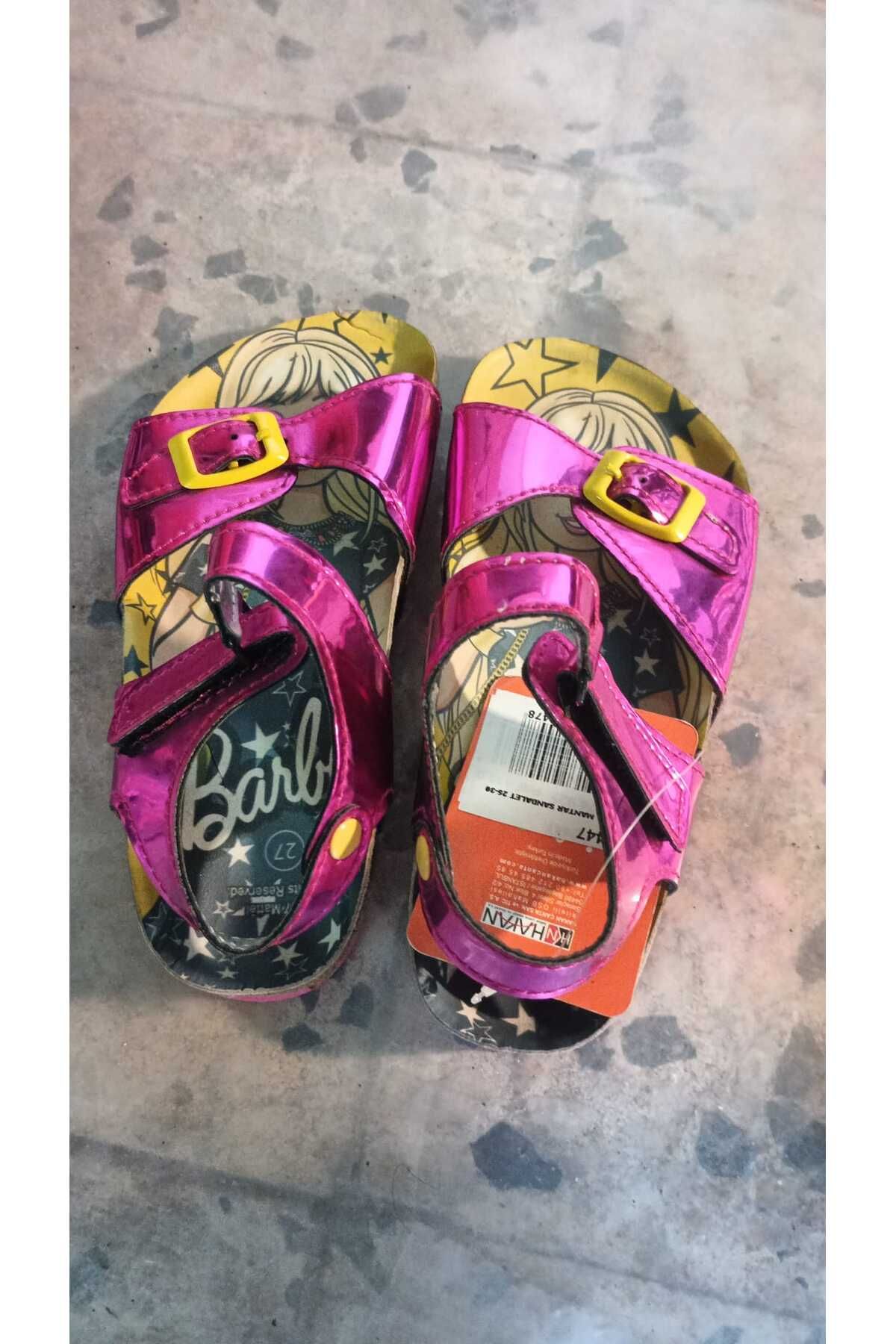 Gigi koyu pembe sandalet