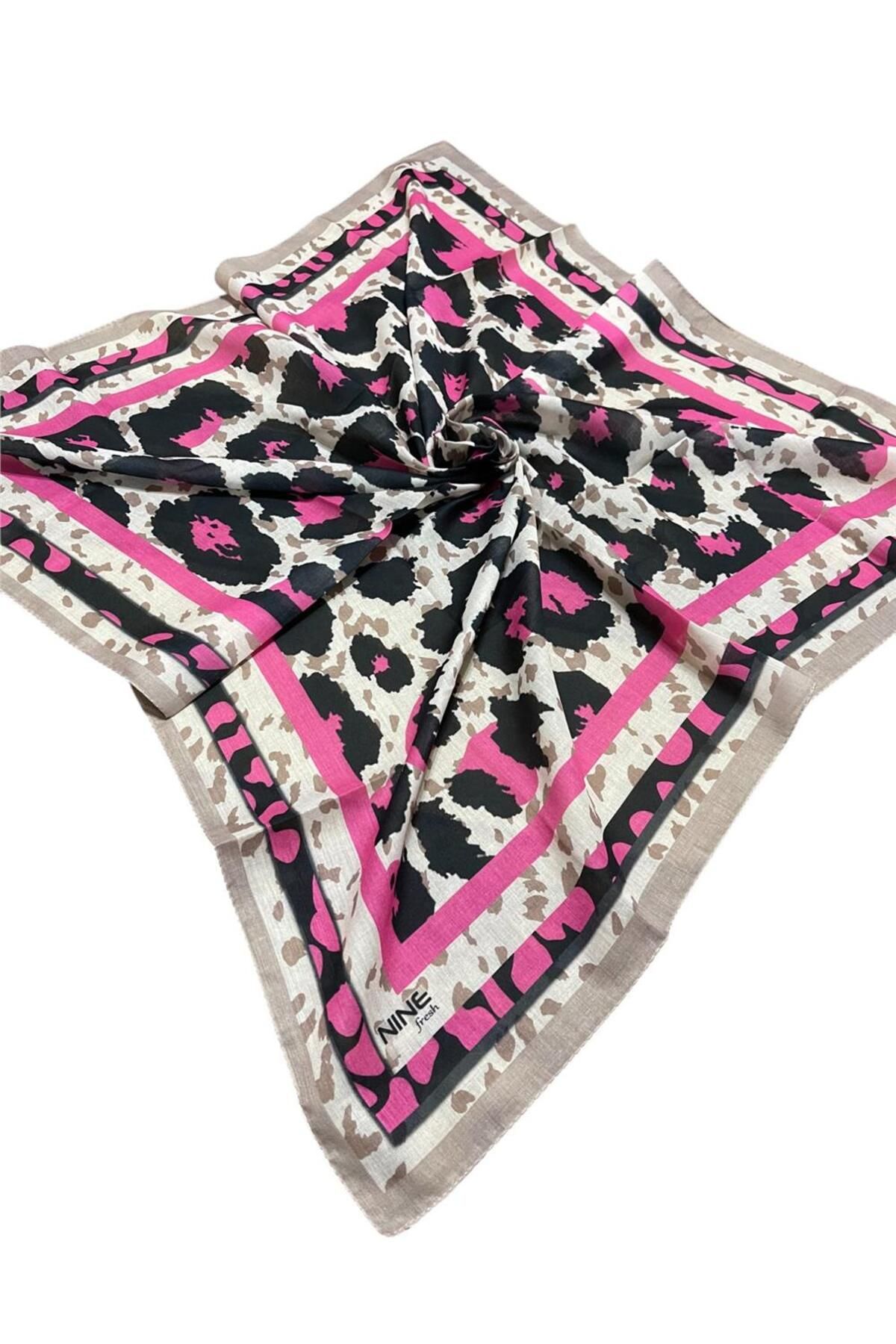 Nine SOFT 0224 PEMBE EŞARP