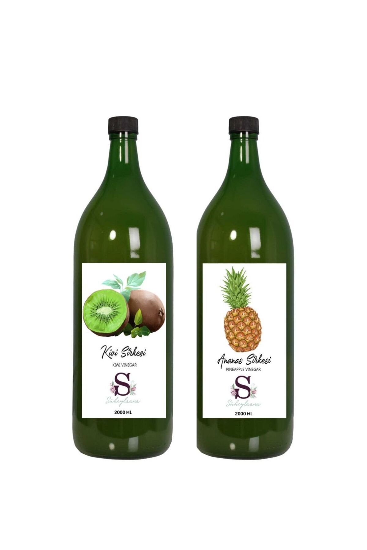 Süheylaana Doğal Kivi Sirkesi 2000 Ml - Doğal Ananas Sirkesi 2000 Ml