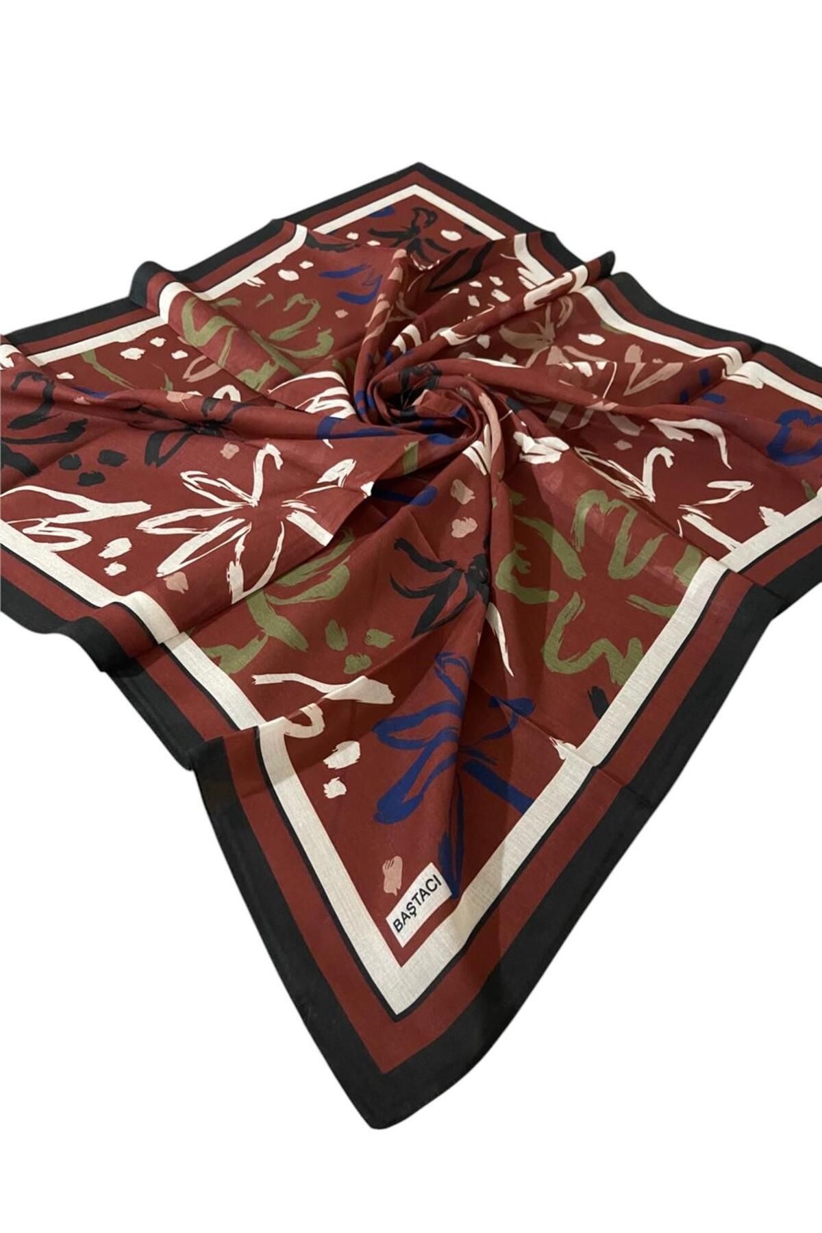 Baştacı BAŞTACI SOFT 0206 KOYU KİREMİT EŞARP
