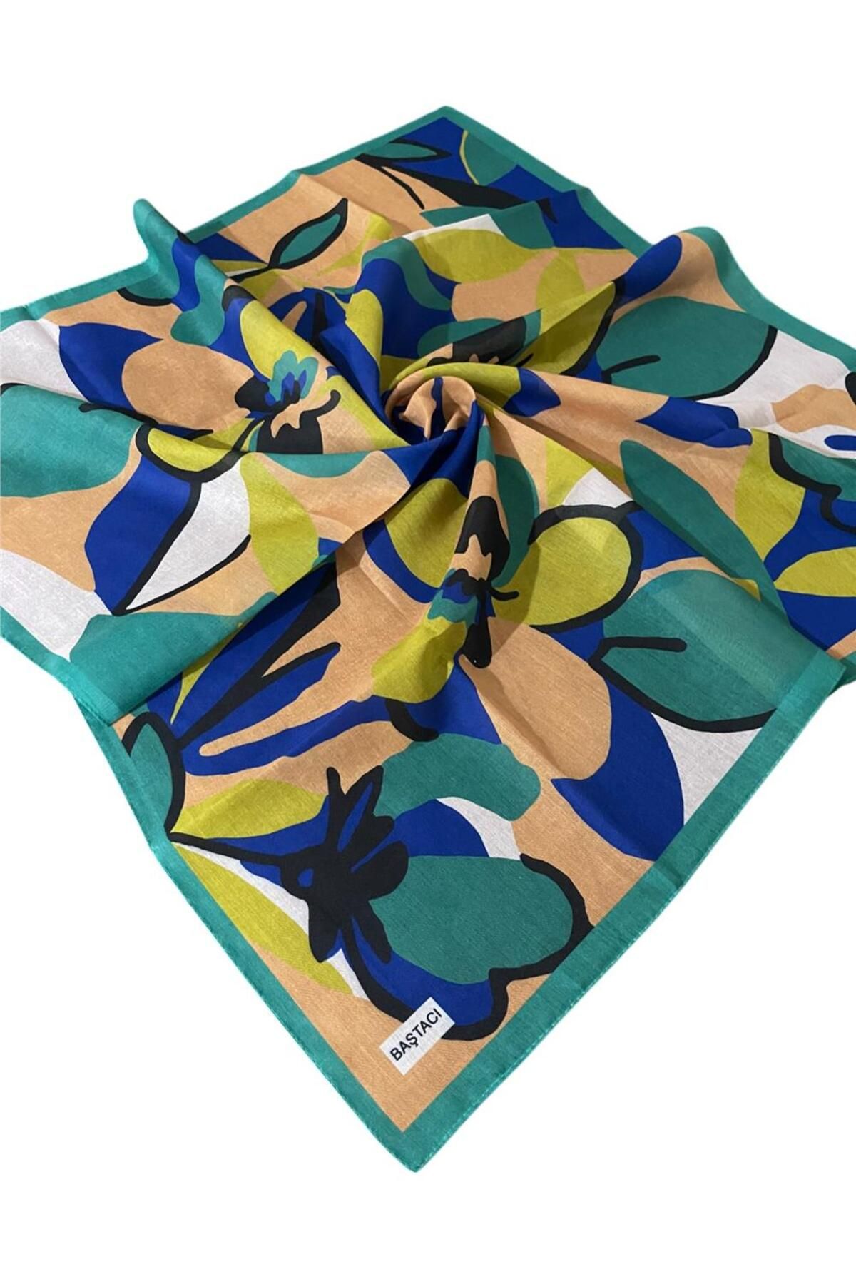 Baştacı BAŞTACI SOFT 0201 TURKUAZ EŞARP
